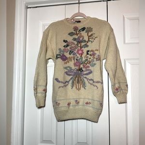Vintage 80s Export 100% wool sweater
